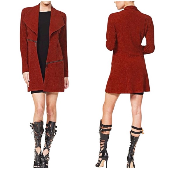 EVA VARRO Barcelona Jacket Small Teal Textured Zip Front Handcrafted USA - Picture 6 of 6